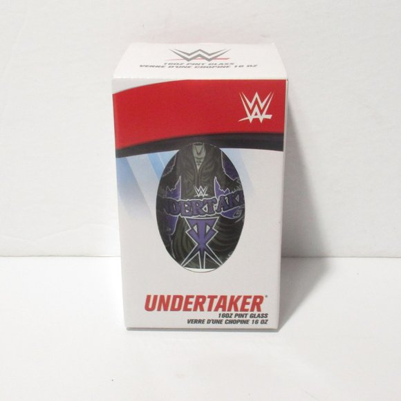 THE UNDERTAKER WWE/WWF Wrestling GLASS 16 oz NEW! - Picture 7 of 7